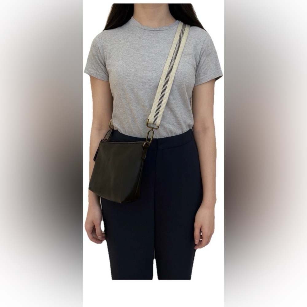 Madewell The Leather Carabiner Crossbody & Sling Bag 2 Interchange Straps N1969